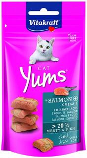 Vitakraft Cat Yums s lososem - pamlsky pro kočky 40 g