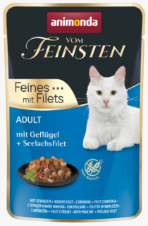 Vom Feinsten Filets s drůbežím a treskou - kapsička pro kočky 85 g