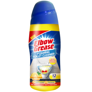 Elbow Grease Foam WC - vonný pěnící a čistící prášek Lemon Fresh 500g