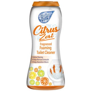Foam Fresh Citrus - Pěnivý čistící prášek do toalety 370g