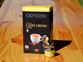Kapsle EXPRESSI - Caffé crema LUNGO - 16 kapslí