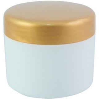 Kosmetická doza 50 ml dvouplášťová zlaté víčko