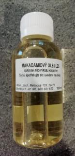 Makadamiový olej lisovaný za studena ml: 120