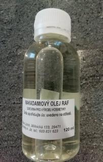 Makadamiový olej rafinovaný ml: 120