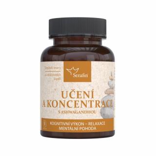 Přírodní kapsle - UČENÍ A KONCENTRACE (90 kapslí)