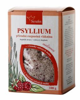 Psyllium - s přírodním aromatem a kousky ovoce - malina 100 g
