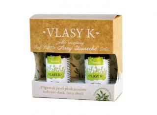 Vlasy K - proti předčasnému šedivění - 2 x 50 ml