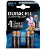 Baterie Duracell Ultra Power MX2400, AAA, (Blister 4ks)