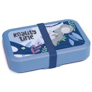 DBP box na svačinu větší s gumičkou Koala modrá