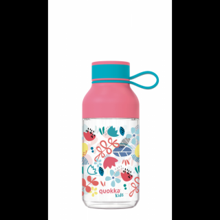 Dětská láhev Ice, 430 ml, Quokka, květiny