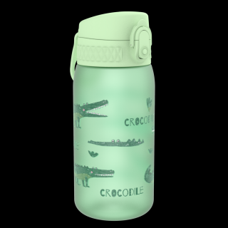 Dětská láhev na vodu ion8 One Touch Crocodiles, 400 ml