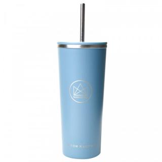 Nerezový termohrnek - pohár, 710 ml, Neon Kactus, modrý