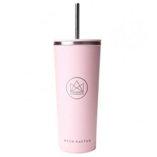 Nerezový termohrnek - pohár, 710 ml, Neon Kactus, růžový