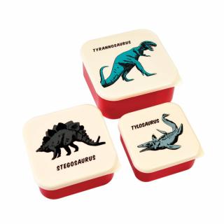 Set tří svačinových boxů Dinosauři