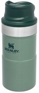 STANLEY Classic series termohrnek do jedné ruky 250 ml kladívková zelená