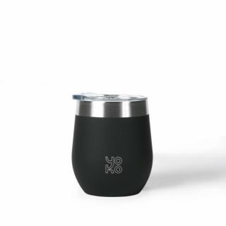 Yoko Design nerezový termohrnek na kávu Noir 250ml