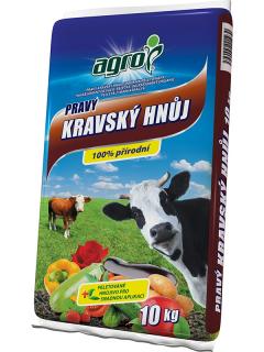 AGRO Pravý kravský hnůj Hmotnost: 10 kg