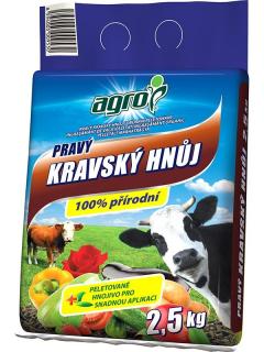 AGRO Pravý kravský hnůj Hmotnost: 2,5 kg