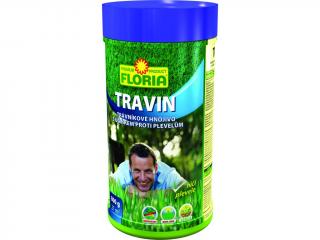 FLORIA - TRAVIN trávníkové hnojivo s účinkem proti plevelům 3v1 Hmotnost: 0,8 kg