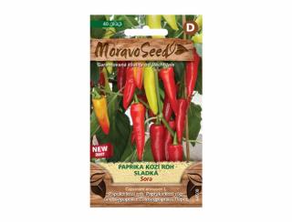 MoravoSeed Paprika - zeleninová, kozí roh sladká SORA