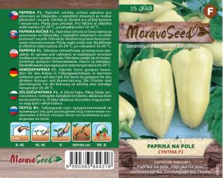 MoravoSeed Paprika - zeleninová, na pole CYNTHIA F1