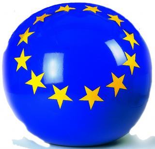 Míč s logem Evropské unie 100 cm Euroball