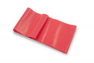 PolarBand cvičební pás latex II. stupeň červený délka: 1,5 m