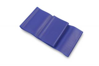 PolarBand cvičební pás latex IV. stupeň modrý délka: 1,5 m