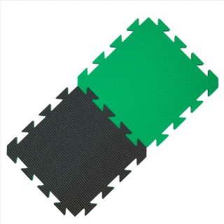 YATE Pěnový koberec dvoubarevný barva: světle zelená/černá