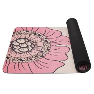 YATE Yoga Mat se vzorem 4 mm barva: vzor F - růžová