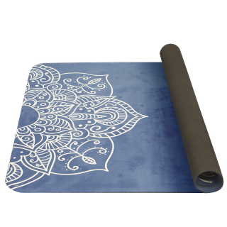 YATE Yoga Mat se vzorem 4 mm barva: vzor H - modrá