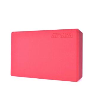 Yoga brick - pěnový blok barva: červená