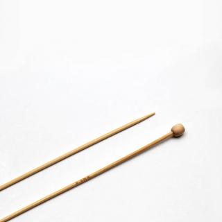 Jehlice rovné bambus v.2,5mm d.35cm 1pár/záv.sáček II. Jakost (cena / balení)