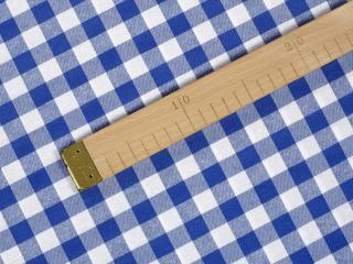 %Metráž dekorační látka LONETA 65%bavlna 35%PES š.140cm 190g/m2 10m/bal. modrý kanafas 1,5cm (cena / metr)
