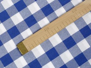 %Metráž dekorační látka LONETA 65%bavlna 35%PES š.140cm 190g/m2 10m/bal. modrý kanafas 3 cm (cena / metr)
