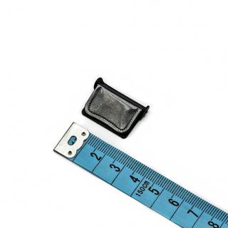 Přezka kalhotová Fe 1029/10 š.18mm černý oxid UKONČENO (cena / kus)