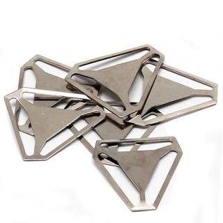 Šlový trojúhelník š.36mm (v.36) Fe stříbrný (cena / kus)
