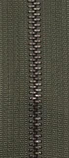 Zdrhovadlo dělitelné Ms 6R staromosaz 35cm 1771 khaki (cena / kus)