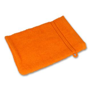 Žínka jednobarevná 100% bavlna 16x21cm oranžová (cena / kus)