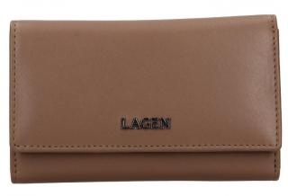 Dámská kožená peněženka Lagen BLC 5304 sv.hnědá