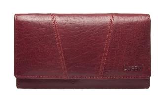 Dámská kožená peněženka Lagen PWL-388 červená