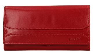 Dámská kožená peněženka Lagen W-2025 červená
