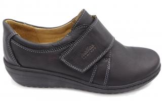 Dámská vycházková obuv na suchý zip Hilby 323 černá Velikost: 37 (EU)