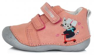 Dětské celoroční boty D.D.step 015-63 růžové Velikost: 23 (EU)