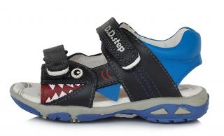 Dětské letní sandálky D.D.step G290-382 modré Velikost: 25 (EU)