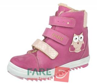 Dětské zimní kotníkové boty Fare 841153 růžové Velikost: 27 (EU)