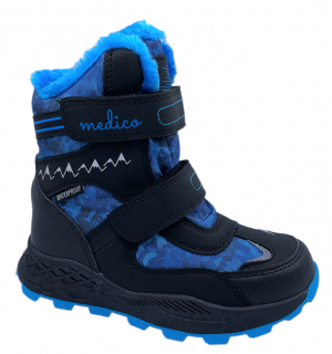 Dětské zimní kotníkové boty MEDICO 53503 modré Velikost: 29 (EU)
