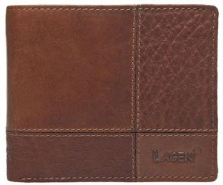 Pánská kožená peněženka Lagen 2108/V sv.hnědá