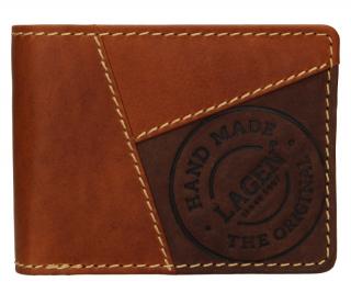 Pánská kožená peněženka Lagen 511451 sv. hnědá