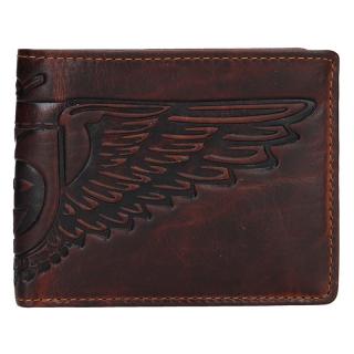 Pánská kožená peněženka Lagen 6537 hnědá